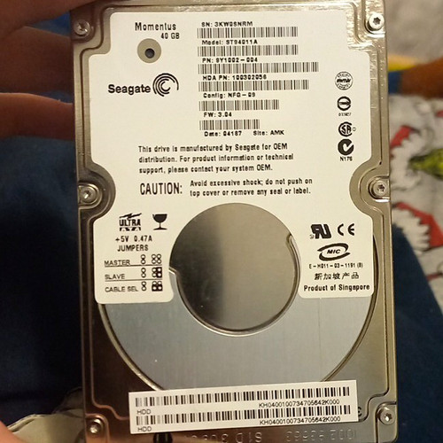 Seagate momentus 40gb - seagate,