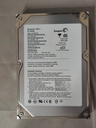 Seagate barracuda 40gb - seagate,