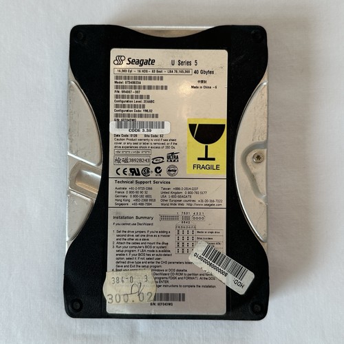 Festplatte seagate 40gb - festplatte,