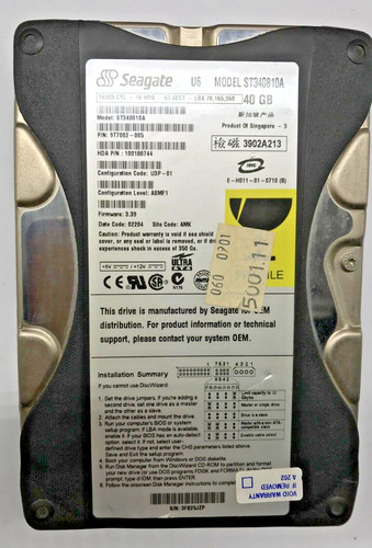 Ide festplatte seagate - gb,
