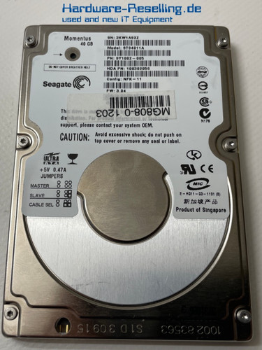 Seagate momentus 40gb ide - 40gb,