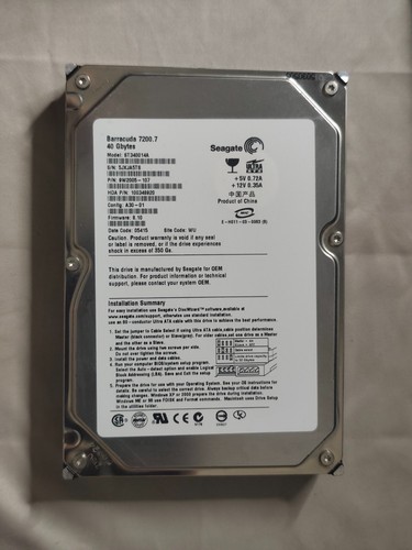 Seagate barracuda 40gb - barracuda,