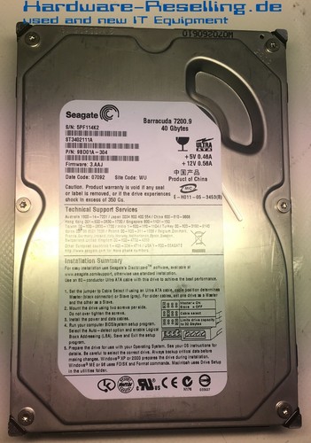 Seagate 40gb ide - seagate,