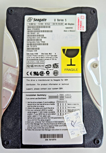 40gb seagate st340823a - seagate,