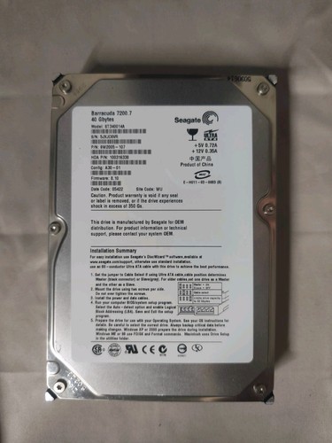 Seagate barracuda 40gb - 40gb, 3.5"