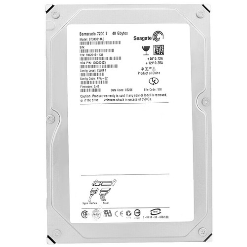 Festplatte seagate st340014as - festplatte,