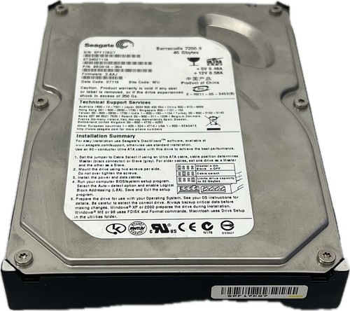 40gb ide seagate st3402111a - seagate,