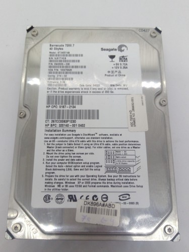 Seagate barracuda 40gb ide - ,