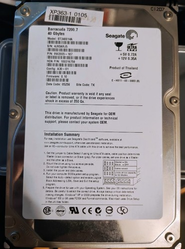 Seagate barracuda 7200 40gb - seagate,
