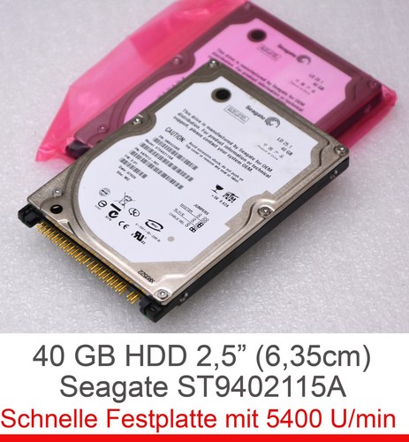 Ide notebook festplatte - 40,