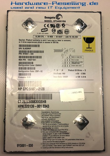 Seagate 40gb ide 2mb - 40gb,