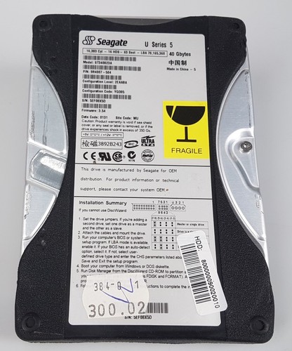 40gb seagate st340823a - 40gb,